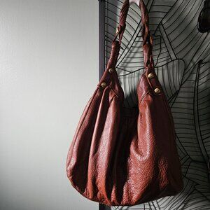 Lucky Brand | Spacious Slouchy Brown  Boho Leather Shoulder Bag